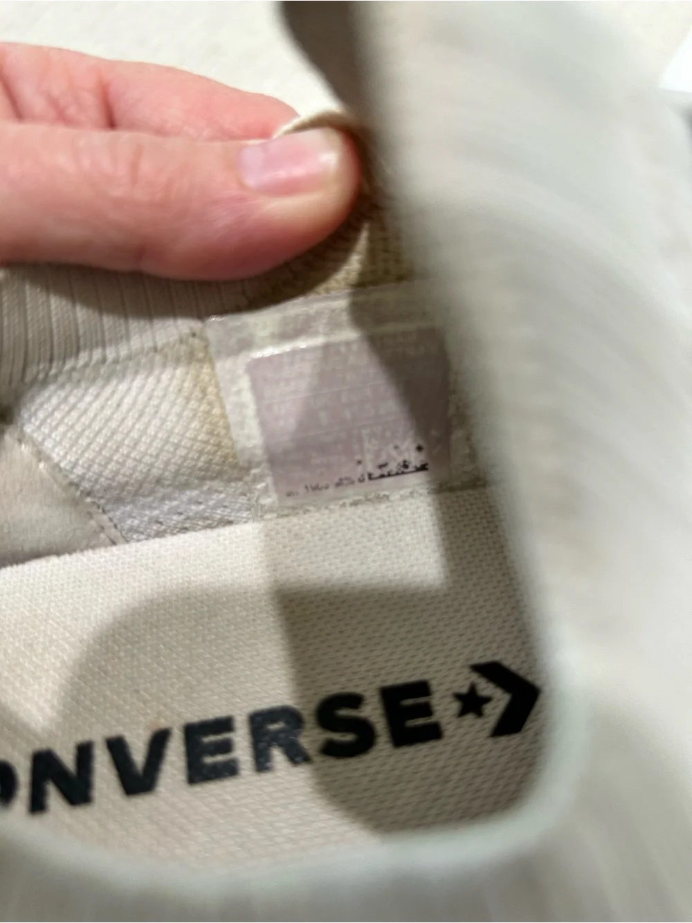 Converse Women’s White Knit Low-Top Sneakers